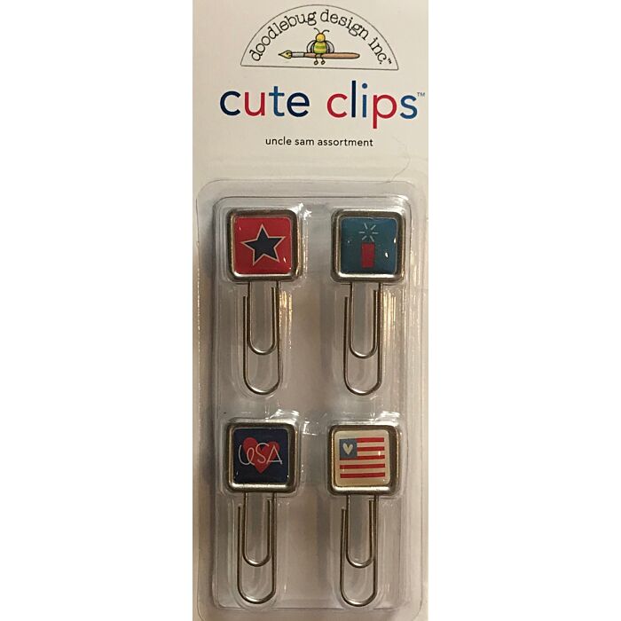 Doodlebug Designs - Cute Clips - Uncle Sam (4 clips)