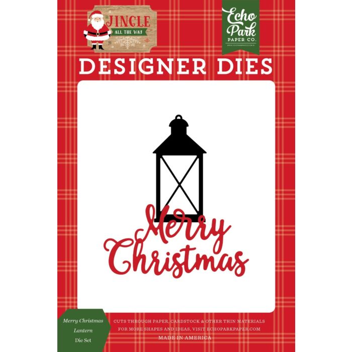 Echo Park Jingle All The Way: Merry Christmas Lantern Die Set