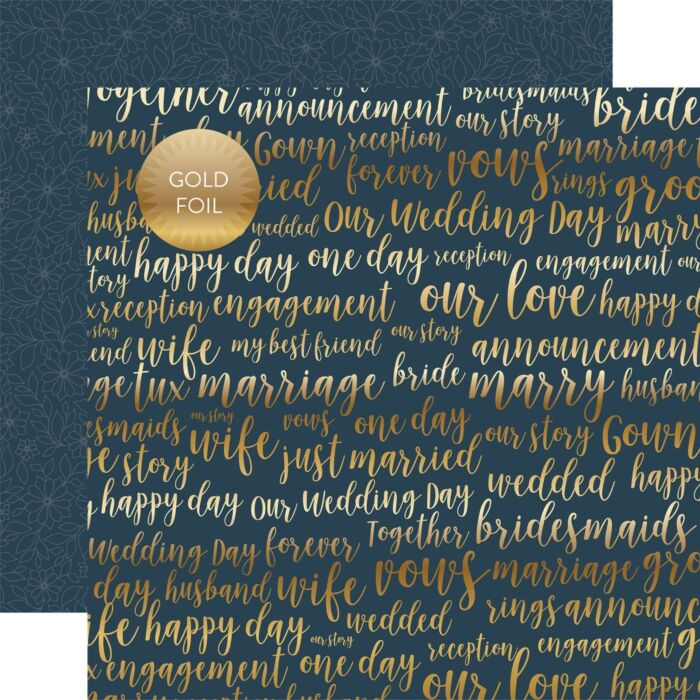 Echo Park Just Married: Our Love - Foil