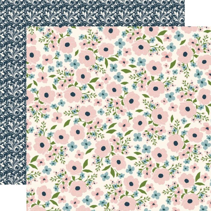 Echo Park Just Married: Love Flourishes 12x12 Patterned Paper