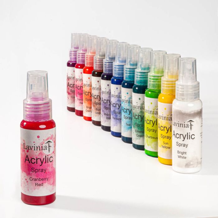 Lavinia Stamps Acrylic Spray, Cranberry Red