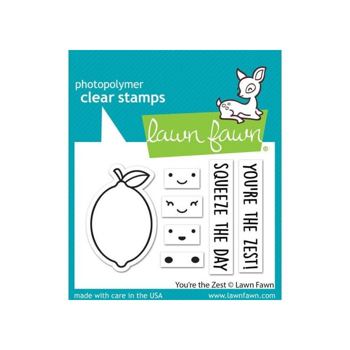 Lawn Fawn - Clear Photopolymer Stamps - You're the Zest