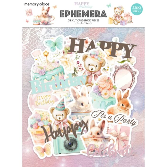 Memory Place Happy Birthday Ephemera