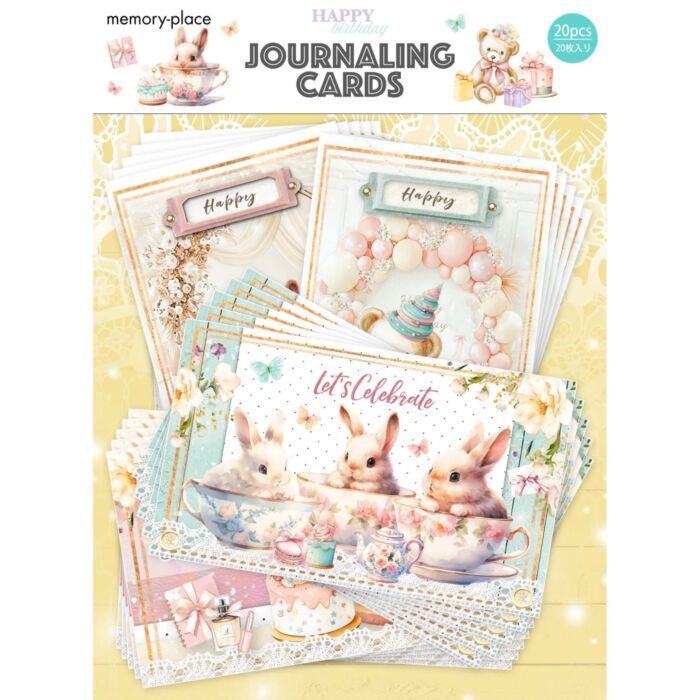Memory Place Happy Birthday Journaling Cards