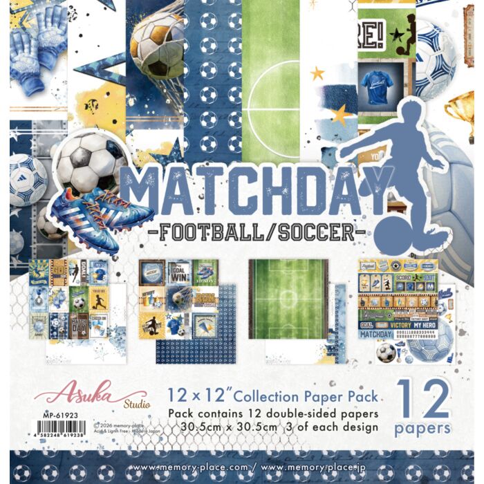 Memory Place Matchday Soccer Football 12x12 Collection Pack