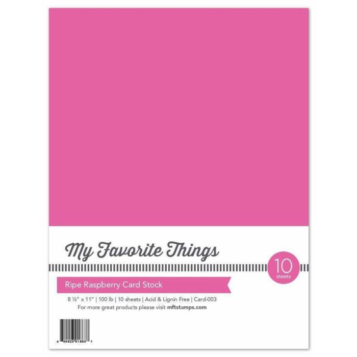 My Favorite Things 8.5X11 Cardstock
