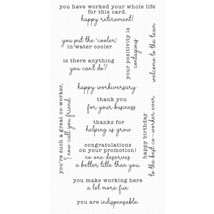 My Favorite Things Clear Stamp