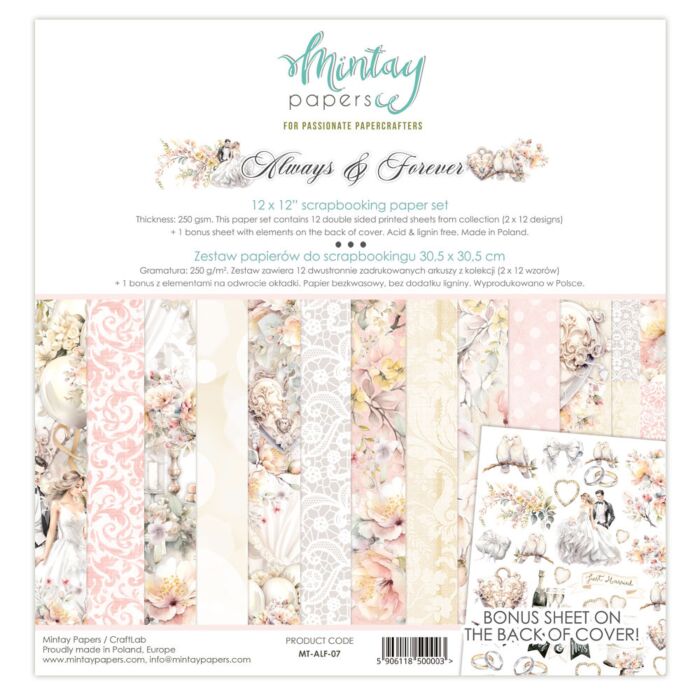 Mintay Papers 12X12 Paper Set