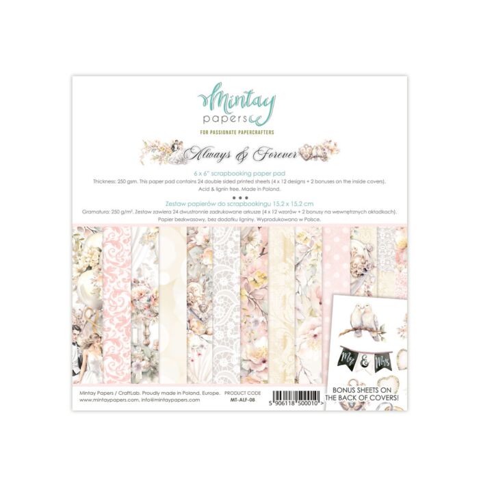 Mintay Papers 6X6 Paper Pad