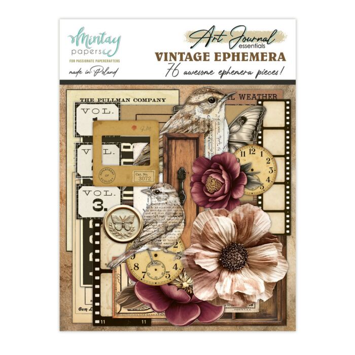Mintay Papers Art Journal Ephemera Pack