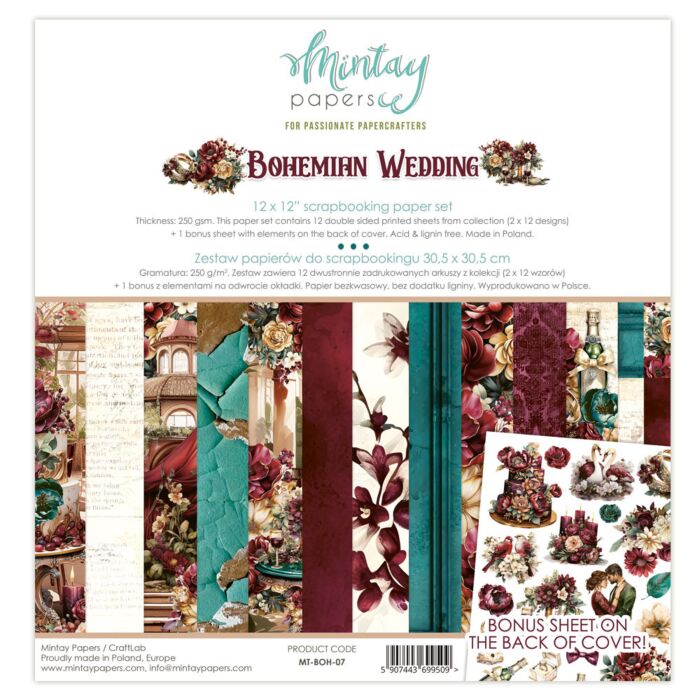 Mintay Papers 12X12 Paper Set