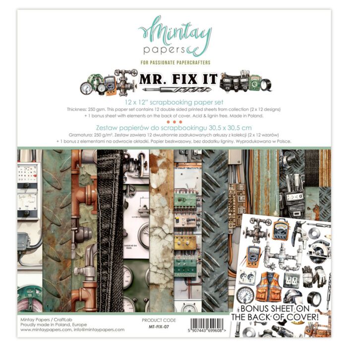 Mintay Papers 12X12 Paper Set
