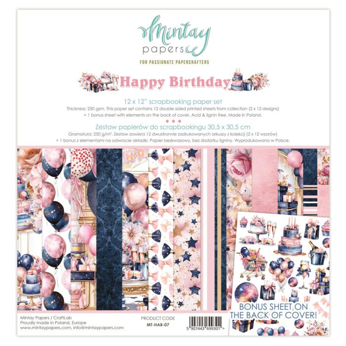 Mintay Papers 12X12 Paper Set