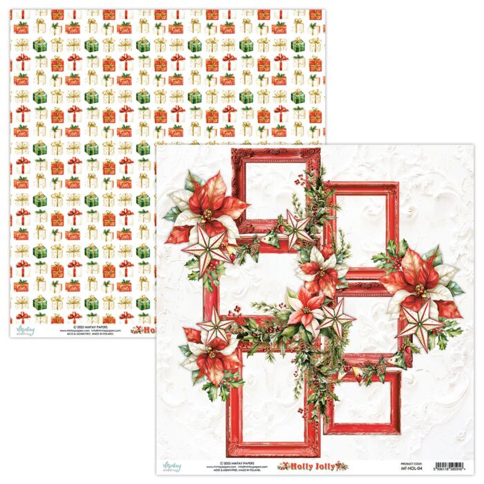 Mintay Holly Jolly 12x12 Patterned Paper 04