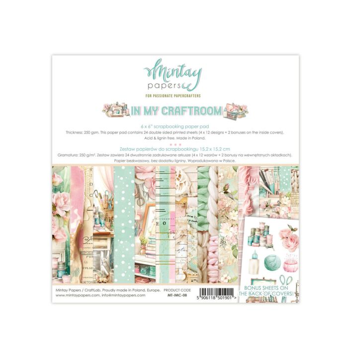 Mintay Papers 6X6 Paper Pad