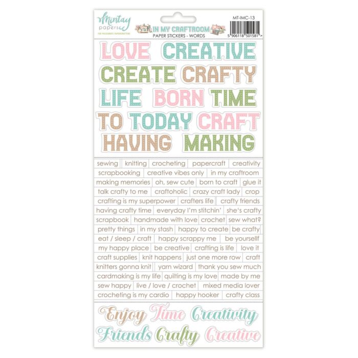 Mintay Papers 6X12 Paper Stickers