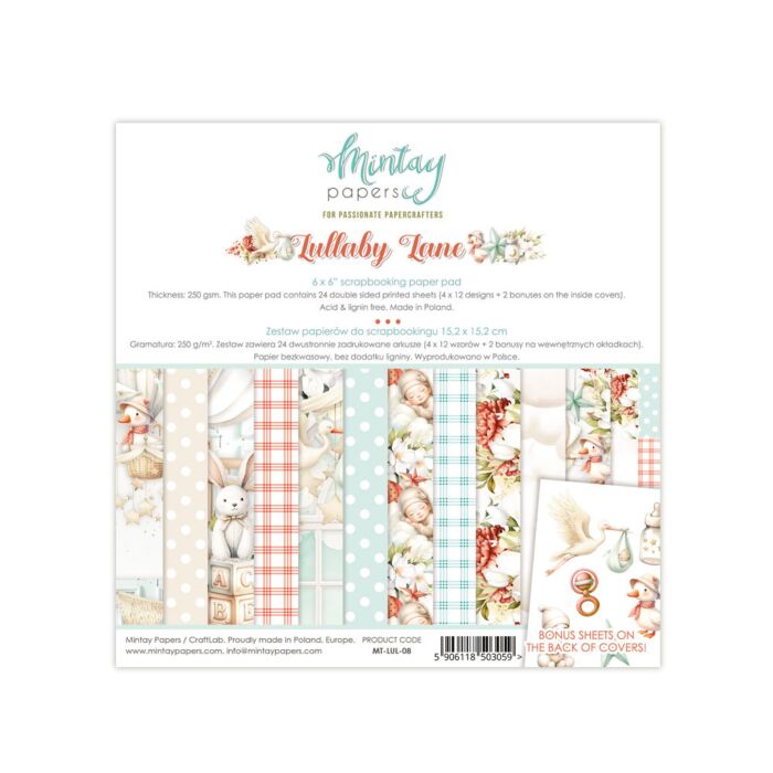 Mintay Papers 6X6 Paper Pad
