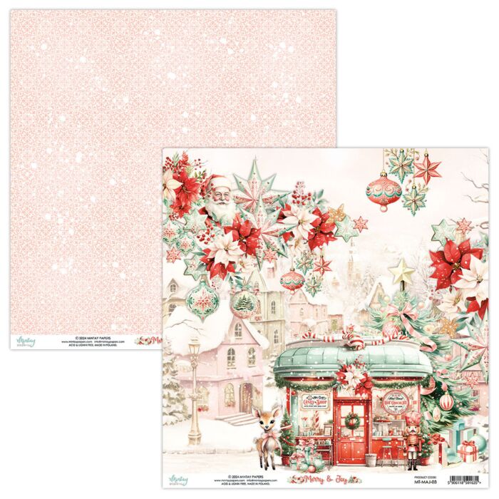 Mintay Merry & Joy 12x12 Patterned Paper 03