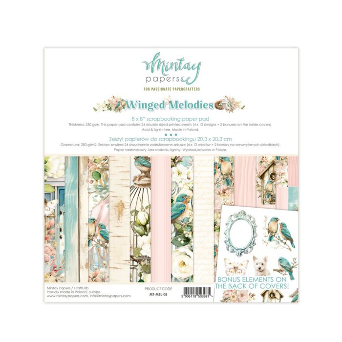 Mintay Papers 8X8 Paper Pad