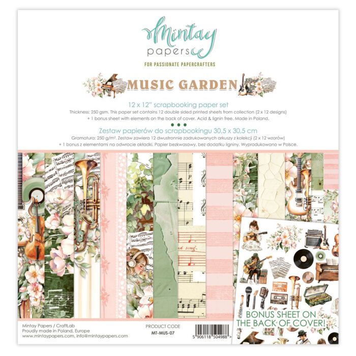 Mintay Papers 12X12 Paper Set