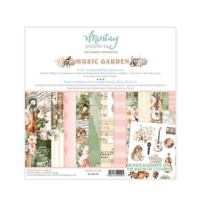 Mintay Papers 8X8 Paper Pad