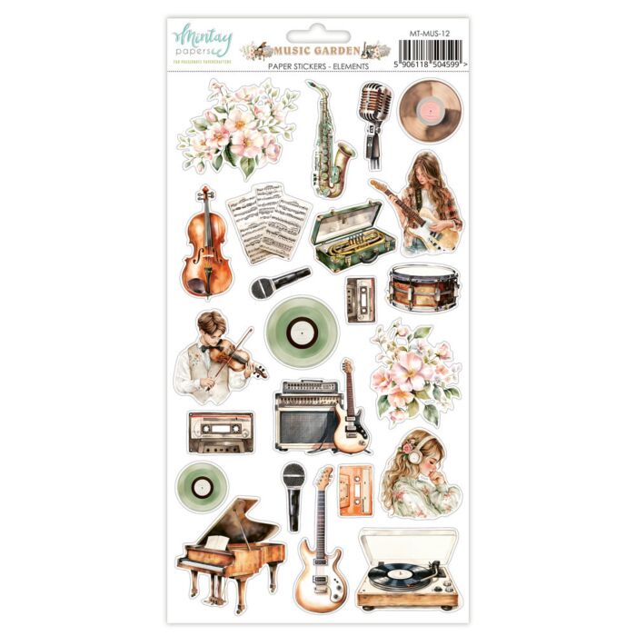 Mintay Papers 6X12 Paper Stickers