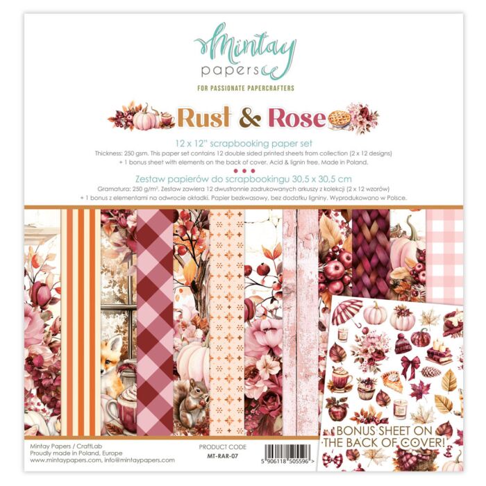 Mintay Papers 12X12 Paper Set