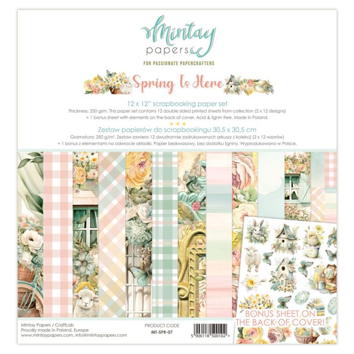 Mintay Papers 12X12 Paper Set