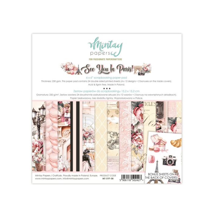 Mintay Papers 6X6 Paper Pad