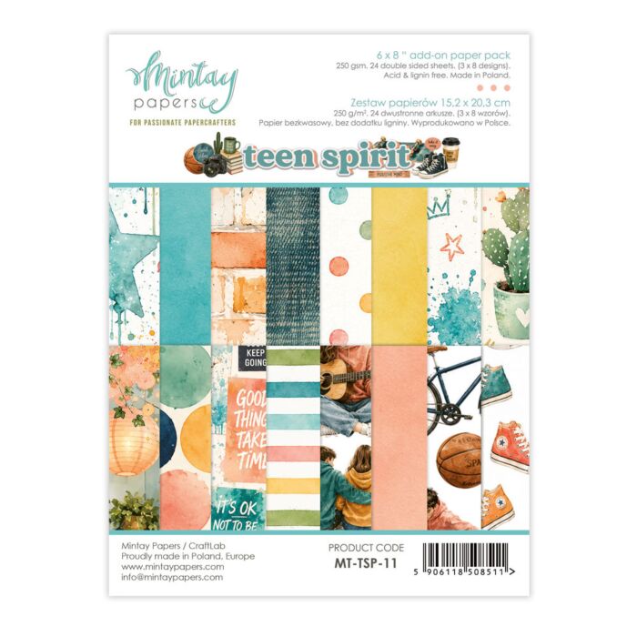 Mintay Papers Teen Spirit 6X8 Add-on Paper Pad