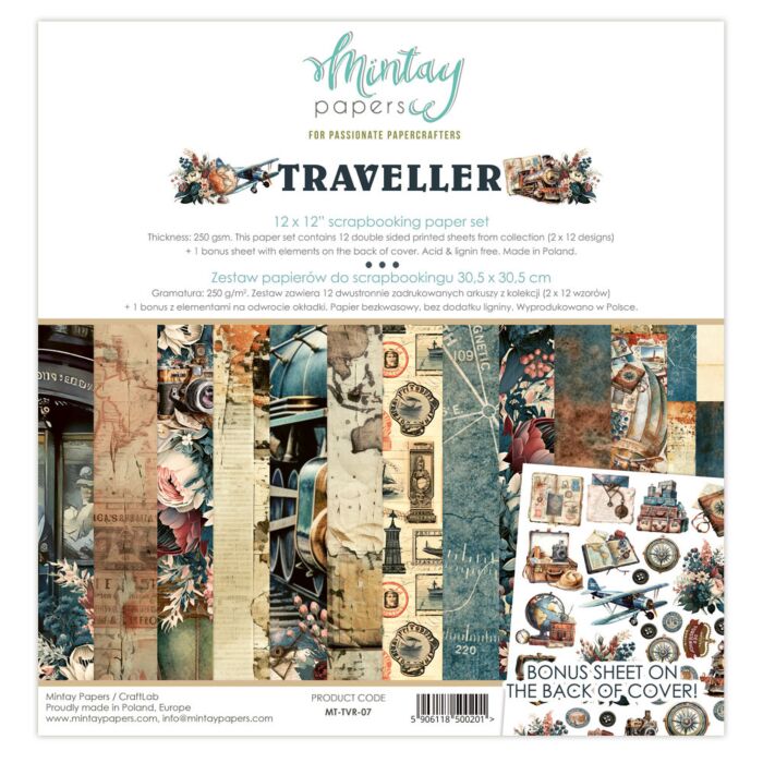 Mintay Papers 12X12 Paper Set