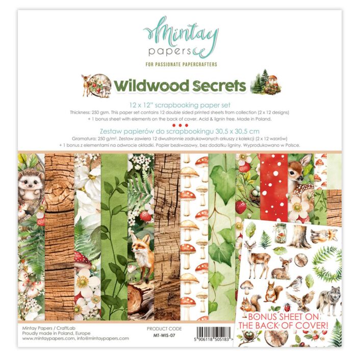 Mintay Papers 12X12 Paper Set