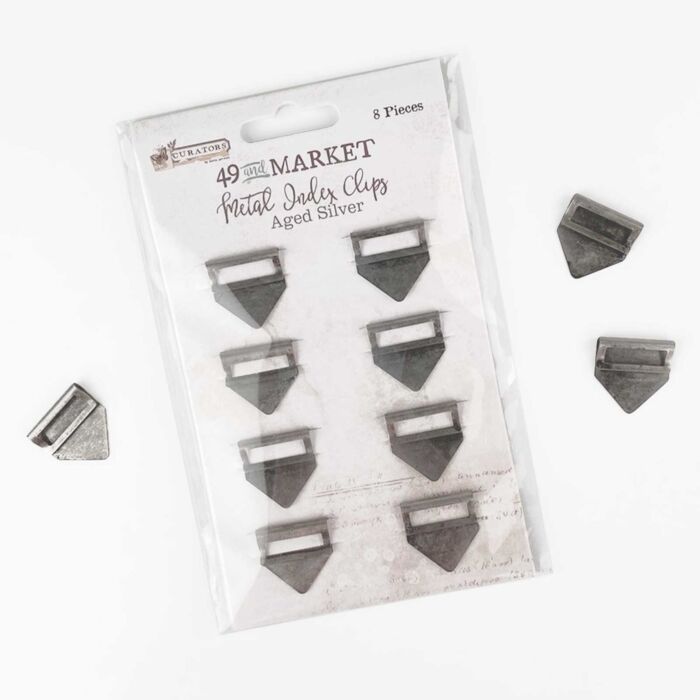 49 and Market Metal Index Clips