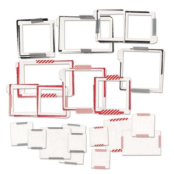 49 and Market Chipboard Frames