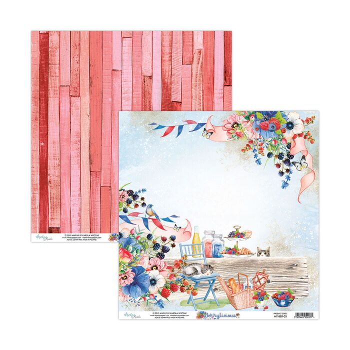 Mintay - 12 X 12 PAPER - BERRYLICIOUS 03