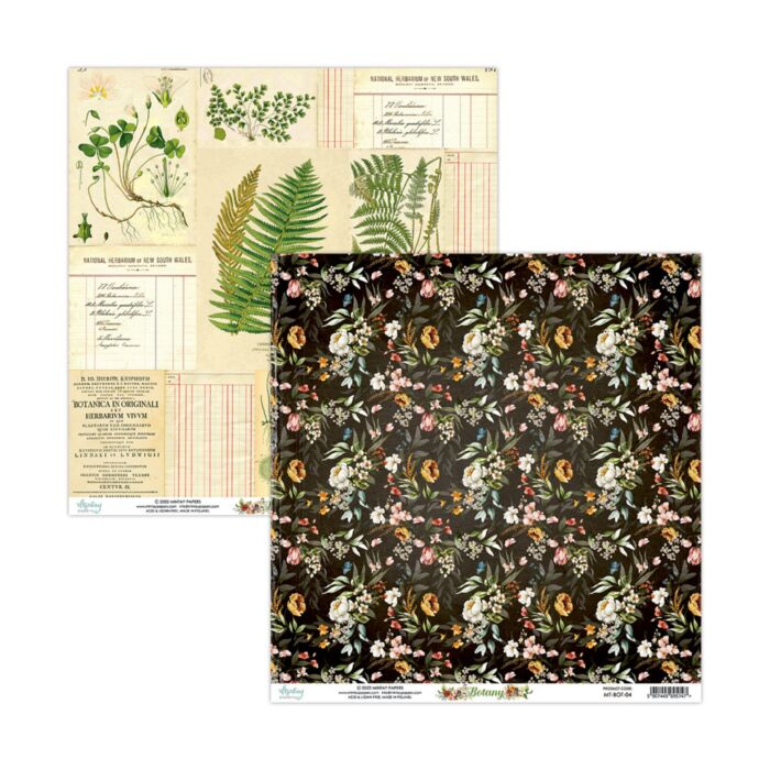 Mintay 12 X 12 PAPER - BOTANY 04