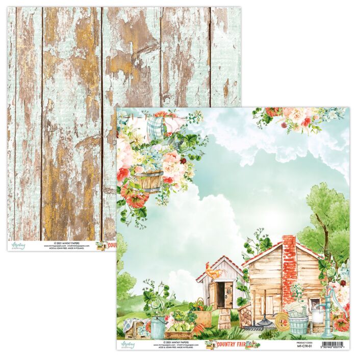 Mintay - 12 X 12 PAPER - COUNTRY FAIR 01