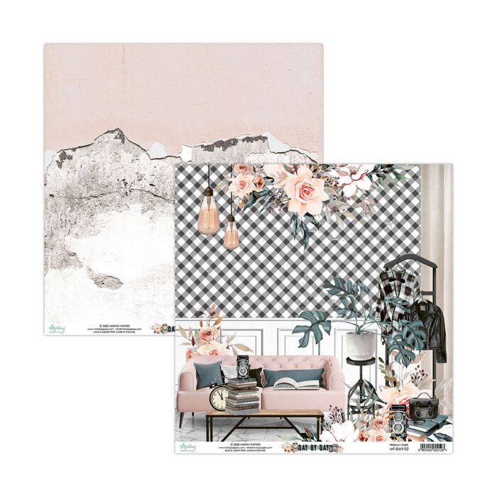 Mintay - 12x12 Double Sided Paper - Day by Day 02 *Discontinued*