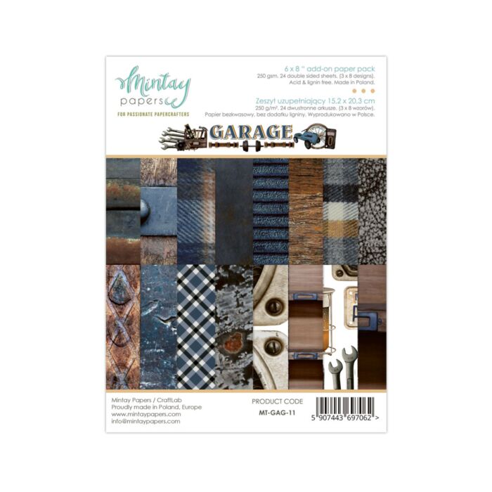 Mintay 6 X 8 ADD-ON PAPER PAD - GARAGE