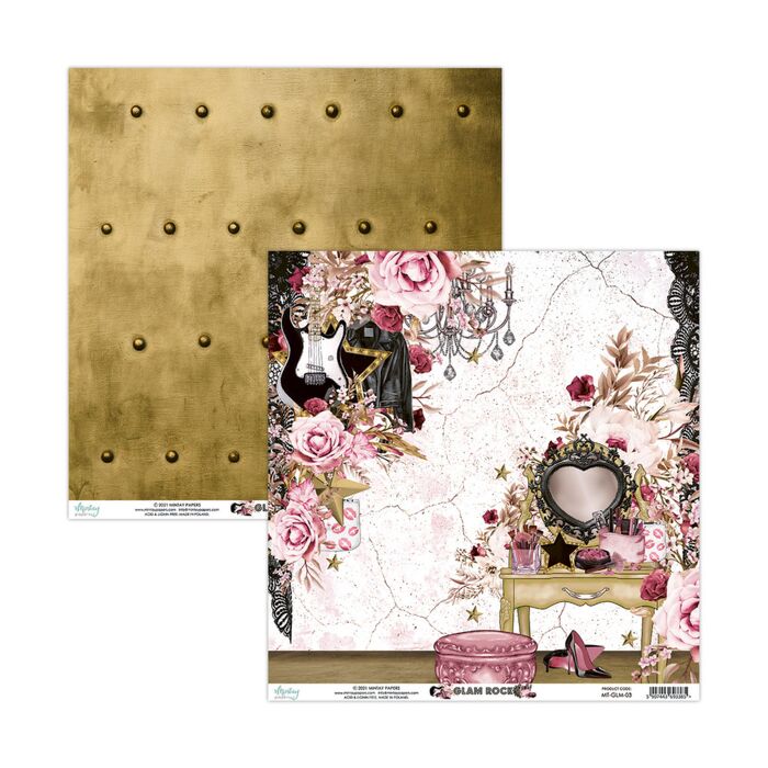 Mintay - 12 X 12 PAPER - GLAM ROCK 03