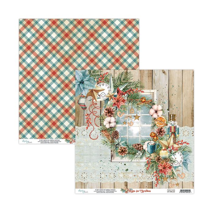 Mintay - 12 X 12 PAPER - HOME FOR CHRISTMAS 01