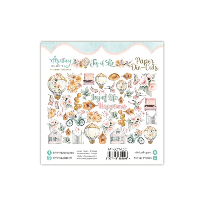 Mintay - PAPER DIE-CUTS - JOY OF LIFE