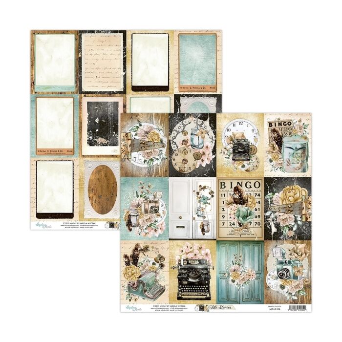 Mintay - 12x12 Double sided paper - Life Stories - 06
