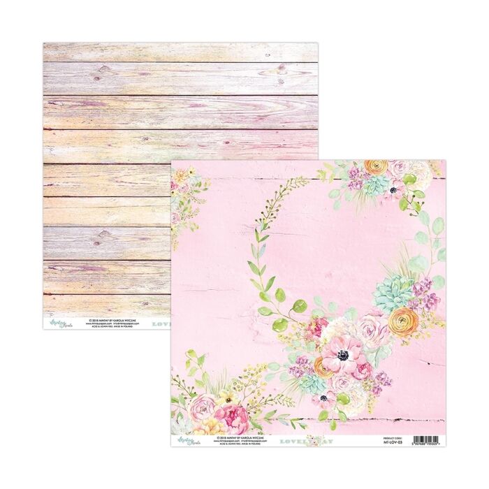 Mintay - 12x12 Double sided paper - Lovely Day 03