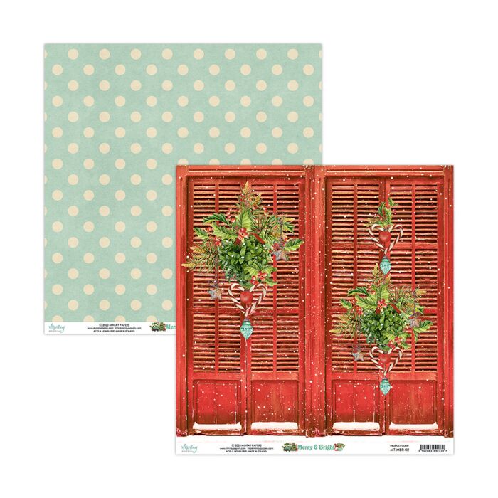 Mintay - 12 X 12 PAPER - MERRY & BRIGHT 02