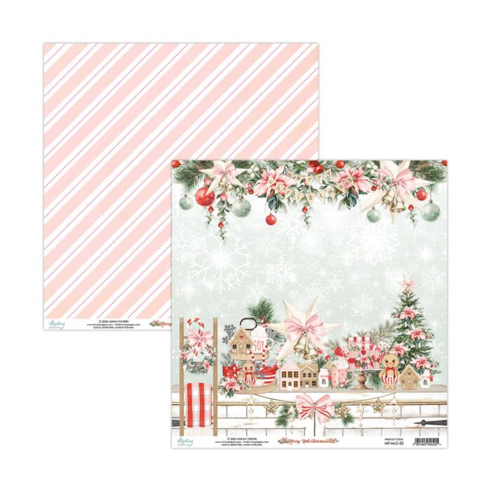 Mintay 12 X 12 PAPER - MERRY LITTLE CHRISTMAS 02