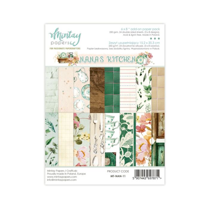 Mintay 6 X 8 ADD-ON PAPER PAD - NANA'S KITCHEN