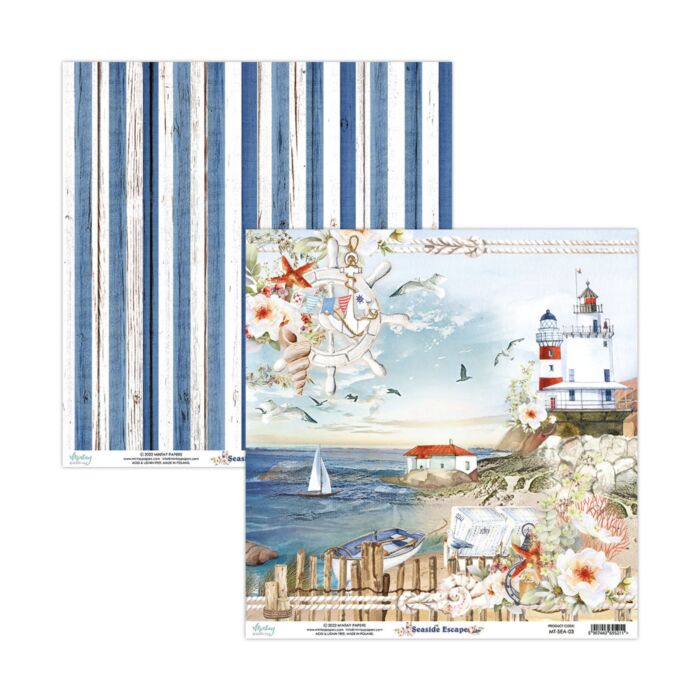 Mintay 12 X 12 PAPER - SEASIDE ESCAPE 03