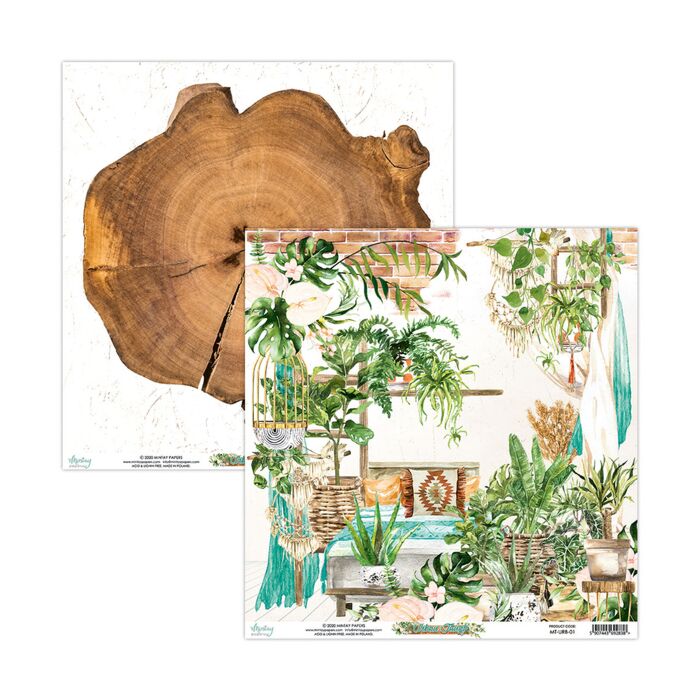 Mintay - 12 X 12 PAPER - URBAN JUNGLE 01