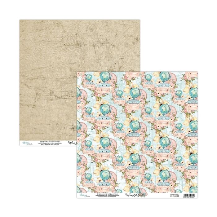 Mintay - 12x12 Double sided Paper - Wanderlust 05